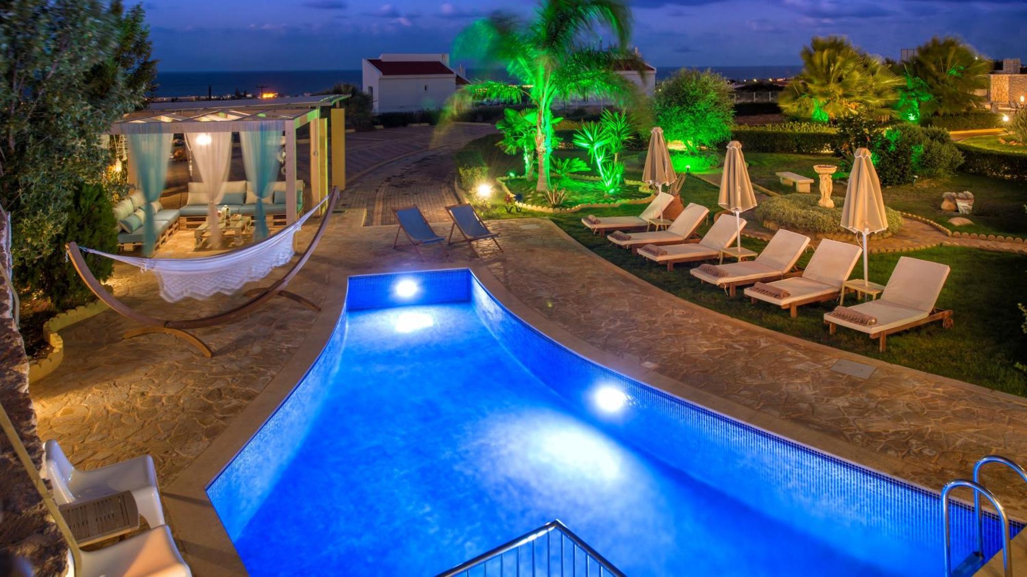 Azzuro Villa with private pool Hersonissos  Esterno foto