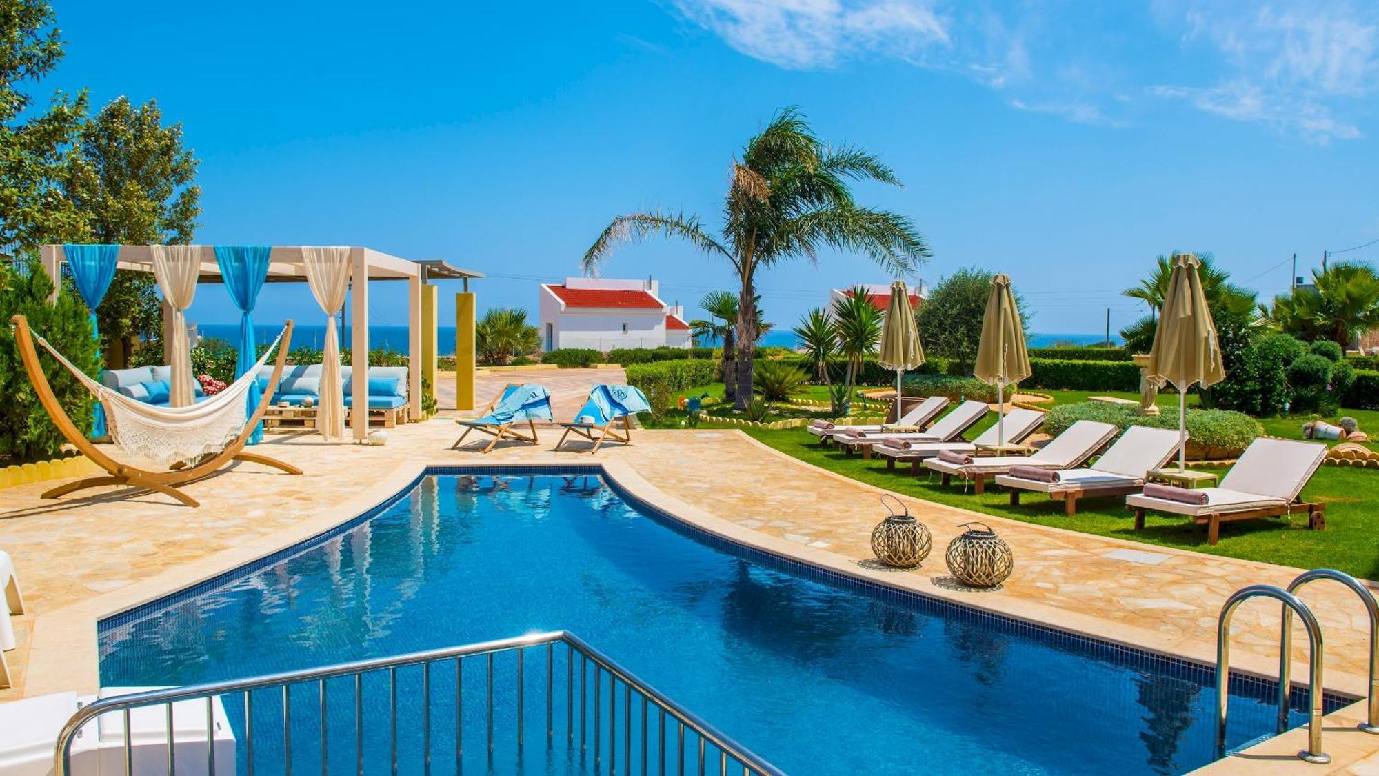 Azzuro Villa with private pool Hersonissos  Esterno foto